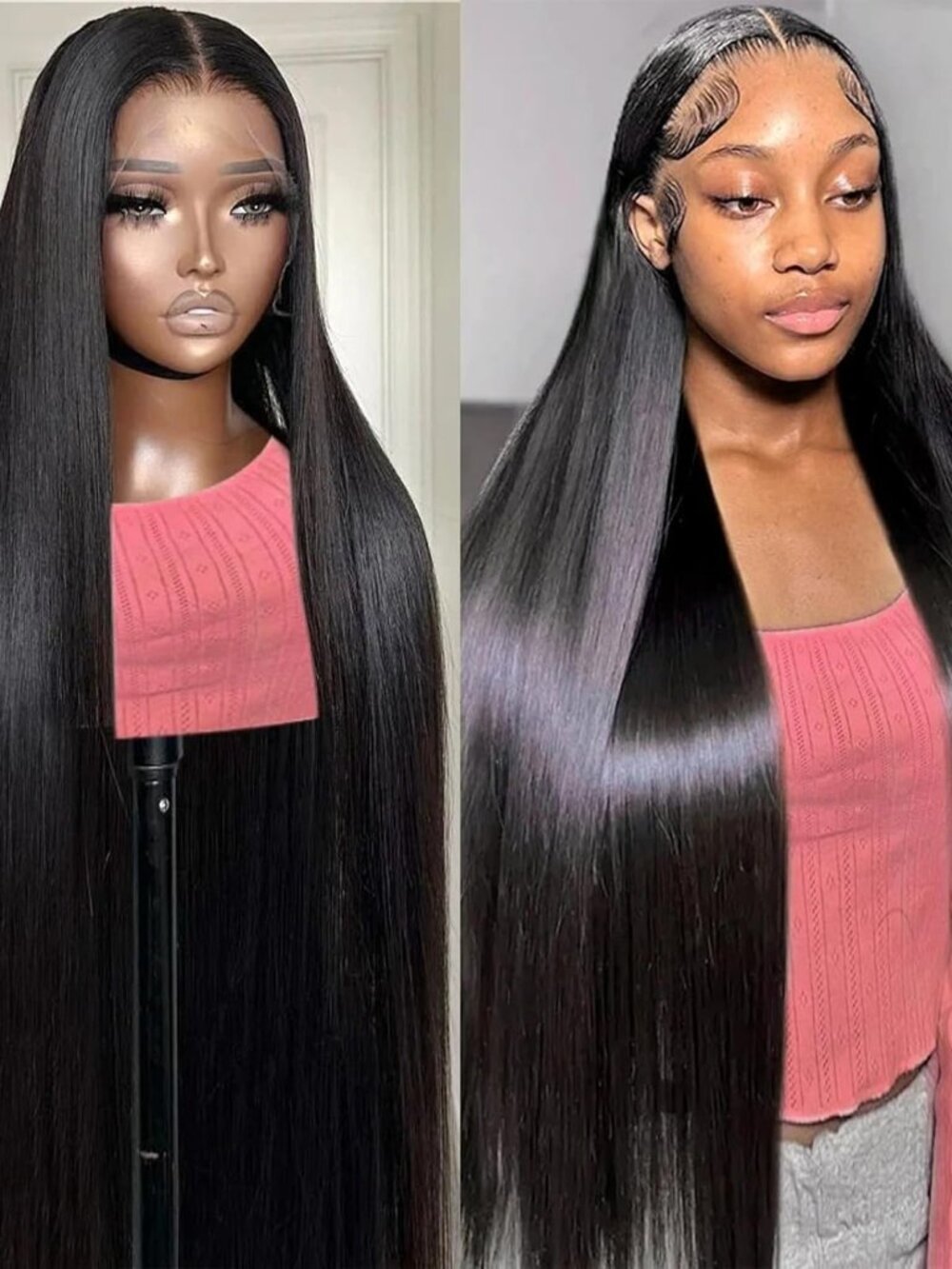30 Inch 13x6 Lace Front Wigs Human Hair 200 Density Straight Hd Lace Front Wigs